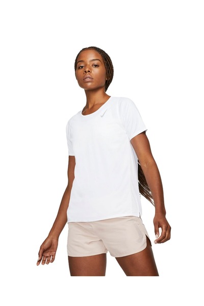 Nike W NK DF RACE TOP SS DD5927-100 Λευκό