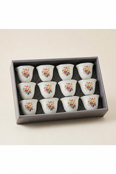 rewayah 21Pcs Luxury Tea & Coffee Set - 2 Tea & Coffee Thermoses with 6 Porce...