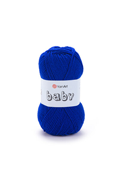 Yarnart Baby - Baby Hand Knitting Rope Saks Blue-979
