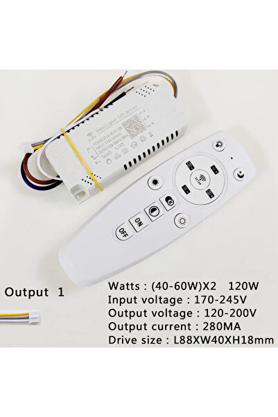 Choice (40-60W)X2 120W APP Control LED Driver 2.4G Remote Intelligent LED Tra...