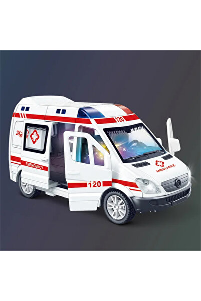 Choice 120 1:32 Mini Car Diecast Ambulance Fire-Truck Policecar Model Sound A...