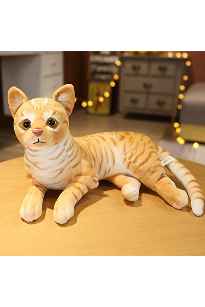 Choice 29cm yellow 29cm Simulation American Shorthai &Siamese Cat Plush Stuff...