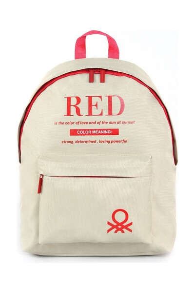 Benetton Double Compartment School Backpack 3821