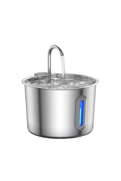 Choice Water Fountain Stainless Steel Cat & Dog Water Fountain 2.2L Ultra Qui...