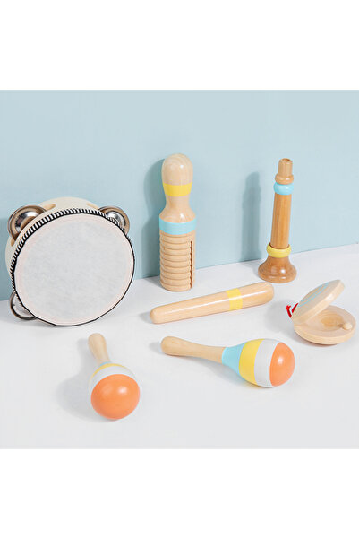 Choice NB380C1-6Pcs Wooden Musical Instrument Montessori Music Set Baby Child...