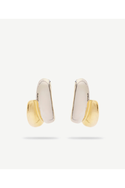 Yargıcı Two Color Earrings