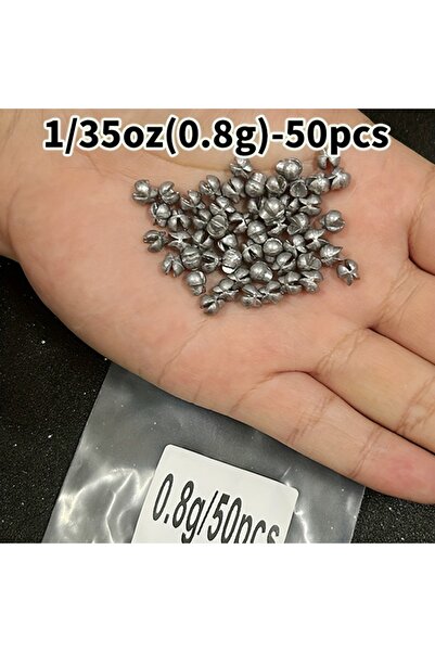 Choice 0.8g 50pcs Premium Split Shot Sinker Set 40/50pcs - Easy-Attach Lead W...