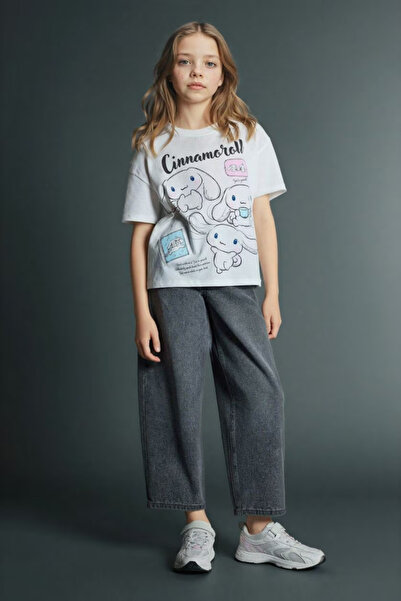 DeFacto Baggy Fit Wide Leg Jean Trousers for Girls G4653A826Sp