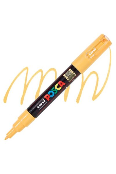 UNİ-BALL Posca 0.7 Su Bazlı Boyama Kalemi Markörü Kayısı N Pc-1M (6 Lı Paket)