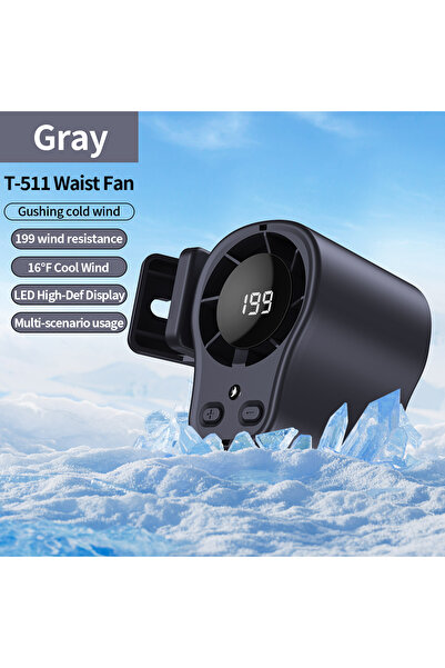Choice black Waist-hanging Fan Portable Small Clip Fan 199 Adjustable Wind Sp...