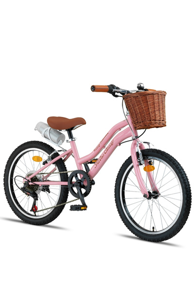 Trendbisiklet Retro Classic 20 Jant Shimano 6 Vitesli Hasır Sepetli Çocuk Bis...