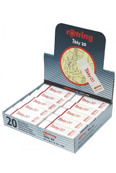 Rotring S0195831 Kurşun Kalem Silgisi Tikky (20 Li Paket)