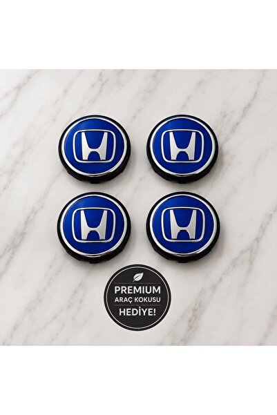 YAĞAR GROUP Mavi HONDA Logolu Jant Göbeği A Kalite CMS Jantlara Uyumlu 58/56 Mm