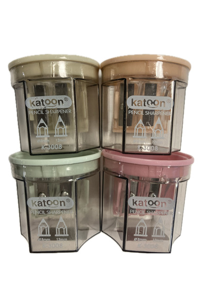 Bafix Katoon Pencil Sharpener Double Chamber K-3008 (Pack of 36)