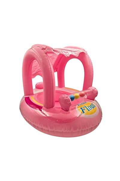 dekan toys Gölgelikli Bebek Botu, Bebek Simidi, Güneşten Koruyucu, Mavi