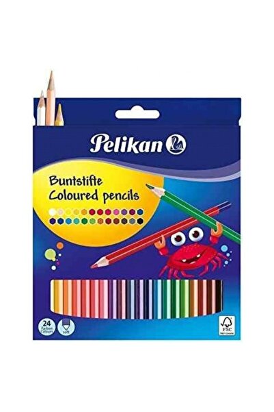 Pelikan Kuru Boya Kalemi Üçgen 24 Renk P-700122