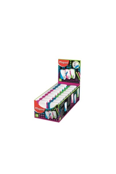 Maped Kalemtraş Yeni Tonic Metal Çift Delikli 068611 (18 Li Paket)