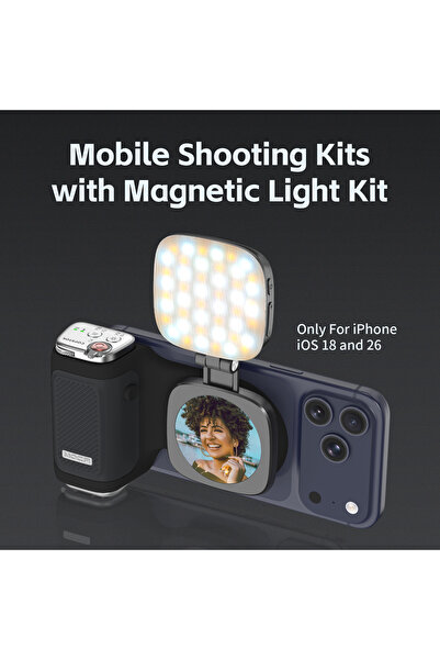 Choice1 MOCA Black-Light COMITOK MOCA Selfie Booster for iPhone Pro,Ergonomic...