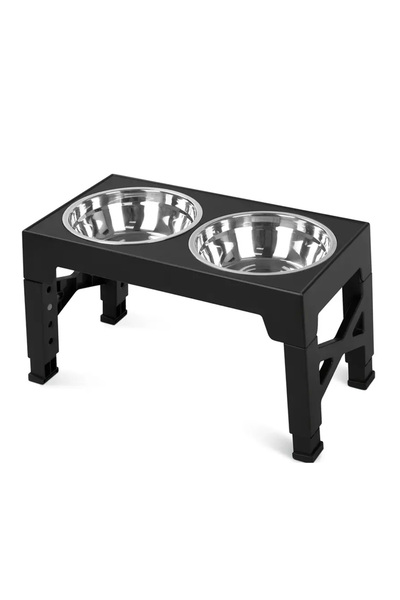 Choice 43x23cm Dog bowls Elevated Dog Feeder Bowls Adjustable Raised Stand wi...