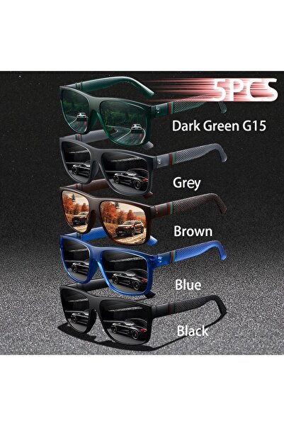 Choice1 5PCSF364(EveryColor) 5PCS Fashion Classic Unisex Vintage Sunglasses C...