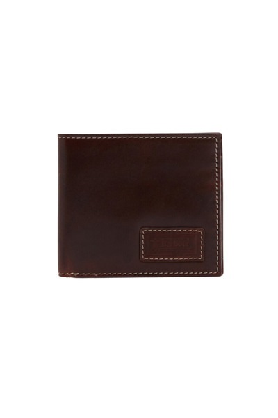 Barbour Bilton Deri Cüzdan BR71 Burnt Chocolate Brown