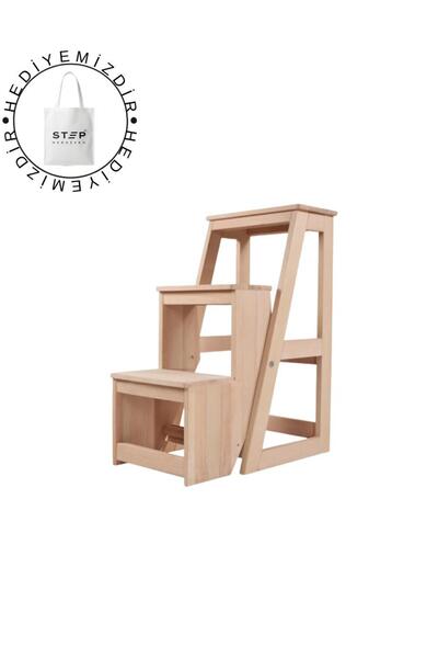 Step PAN İÇE KATLANIR BASAMAKLI TABURE (3 BASAMAKLI)