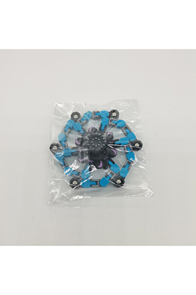 Choice1 blue 1PCS opp bag Finger Gyro Decompression Toy Rotator Convertible F...