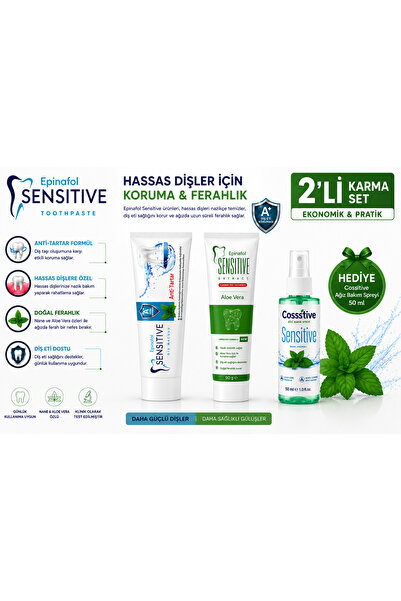 Epinafol Sensitive Flörürlü & Flörürsüz Set