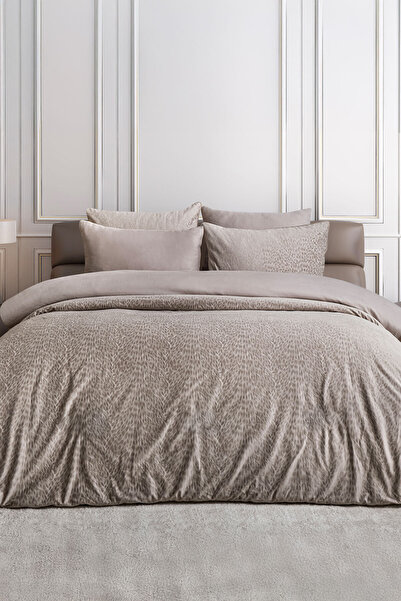 Elart Panthera Duvet Cover Bedding Set Beige
