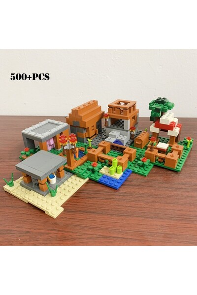 Choice 500pcs 500+pcs The Village Farm Building Blocks Model - Educational To...