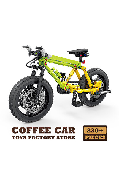 Choice1 220 pcs Technology Mountain Bike MOC Blocks Off Road Bicycle Building...