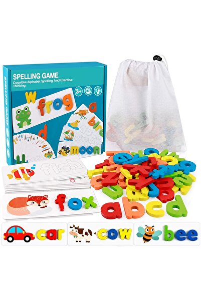 Choice See And Spell Learning Toys for Kids Educational Montessori Words Spel...