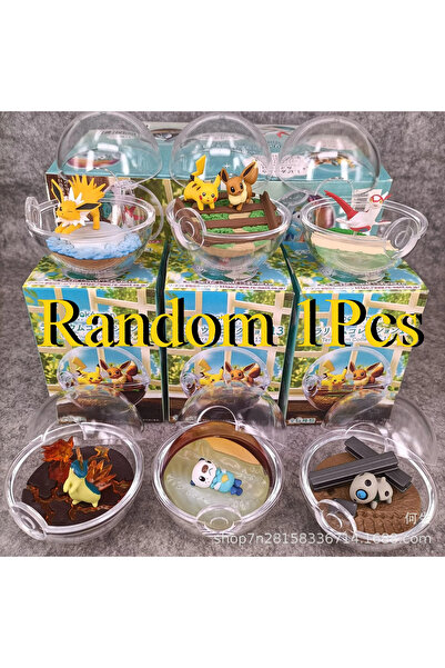 Choice1 Random 1Pcs Pokemon Terrarium Series Blind Box Toys Relaxing Time Cut...