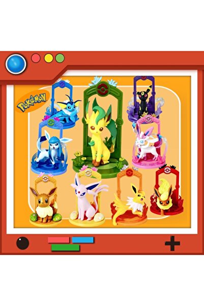 Choice3 Bandai Eeveelutions Pokemon Eeveelution Figure Set Eevee Sylveon Espe...