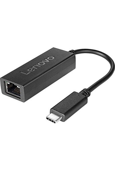 LENOVO Adaptor USB C la RJ-45, Negru