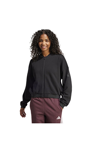 adidas Αθλητικά ρούχα W SL+ FL BOMBER JD9965 Μαύρο