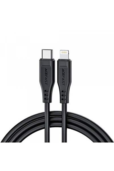 Acefast Cablu Date si Incarcare USB-C - Lightning C3-01, 30W, 1.2m, Negru
