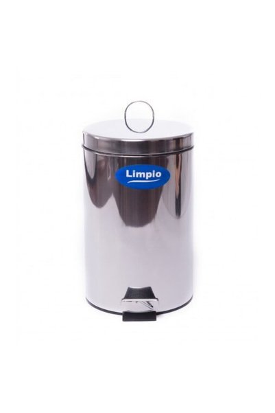 LİMPİO Cos de gunoi CX-20L, Inox Lucios