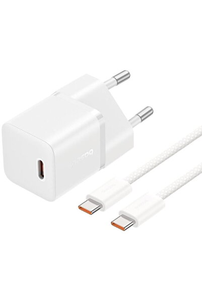 Baseus Încărcător GaN5 Pro, Încărcare rapidă 20W, 1 x USB Type-C, include cab...