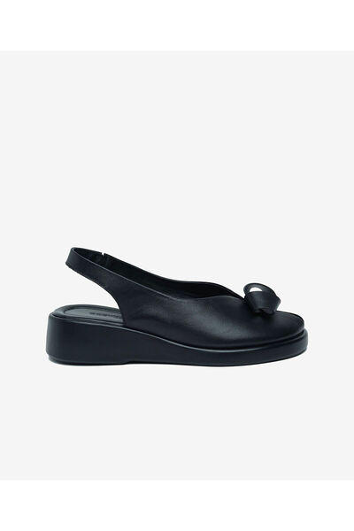 Greyder Kadın Siyah Hakiki Deri Sandalet 6Y2FS59402