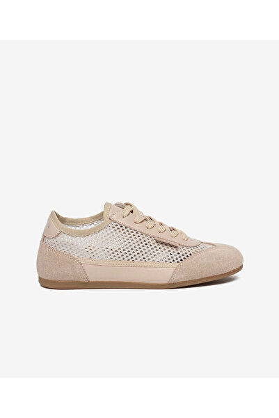 Greyder Kadın Vizon Hakiki Deri Sneaker Ayakkabı 6Y2UA35450