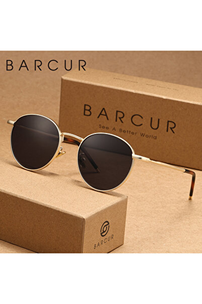 Choice3 GoldenGray BARCUR polarized Sunglasses, Made Of stainless Material Li...