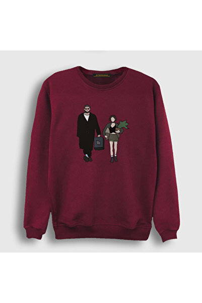 Presmono Unisex klaret crvena majica za hodanje Film Leon 247563tt