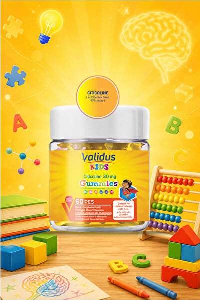 Validus Kids (SİTİKOLİN) 60 Gummies