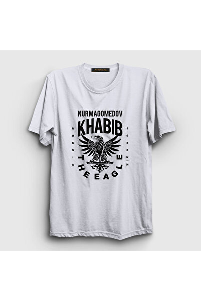 Presmono Unisex White Eagle V2 Ufc Khabib Nurmagomedov T-shirt310733tt