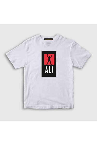 Presmono Unisex dečja bela Victory Muhammad Ali T-shirt 230947tt