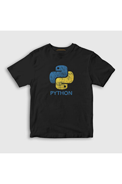 Presmono Unisex dečji crni logo V2 Softverski inženjer za Python programere T...