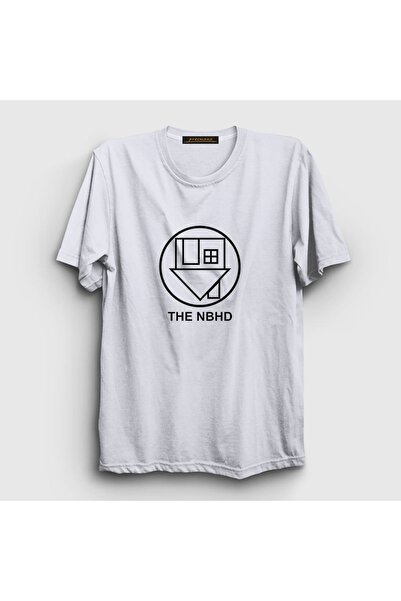 Presmono Unisex beli logo The Neighbourhood T-shirt 175650tt
