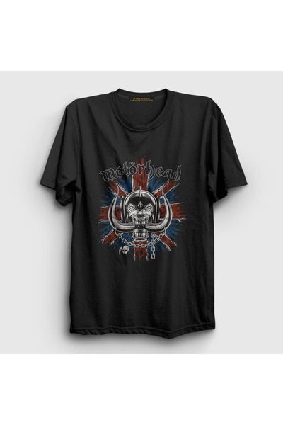 Presmono Unisex crna Motörhead Ujedinjeno Kraljevstvo T-shirt 69463tt