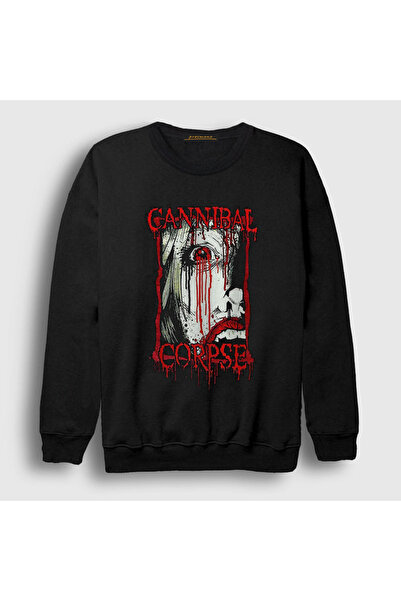 Presmono Unisex Black Tears Cannibal Corpse Sweatshirt 33077tt